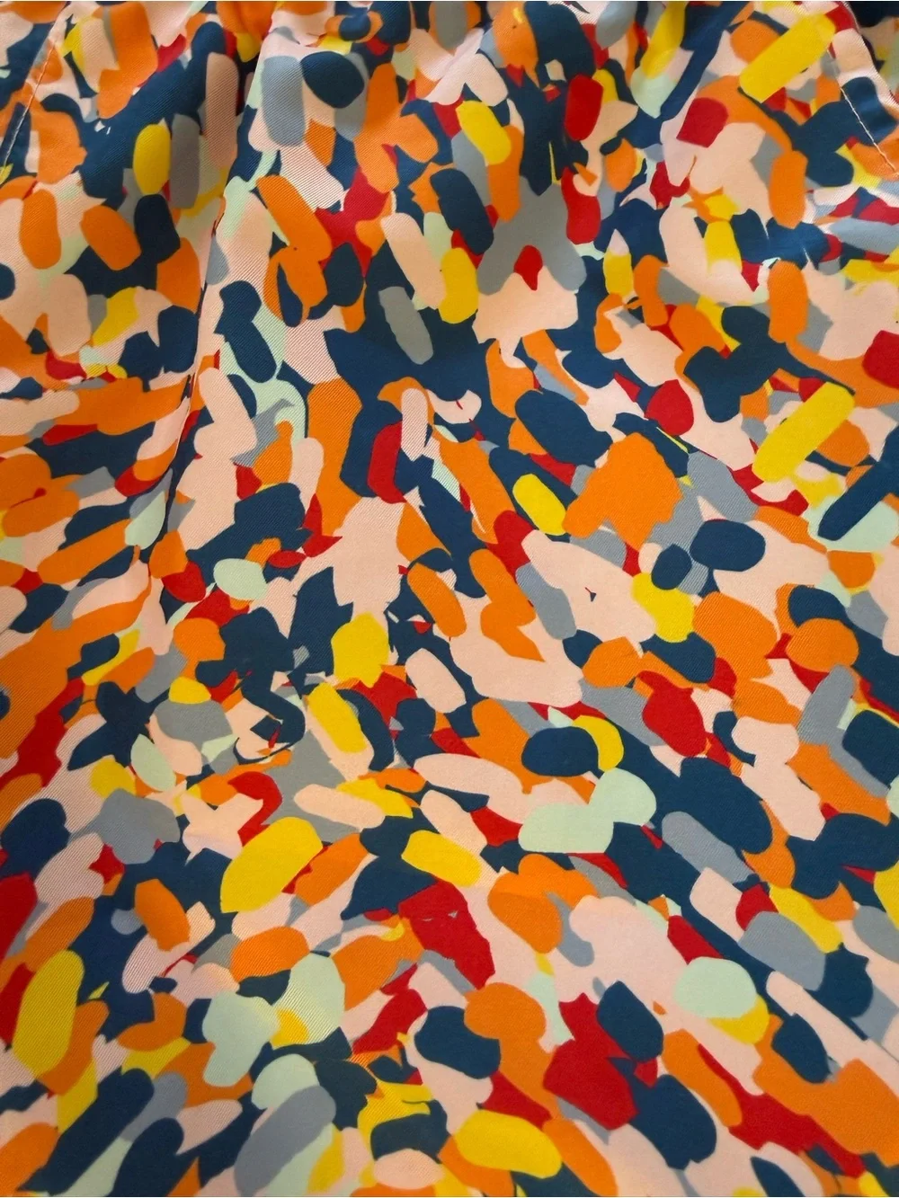 Boys Multicolor Abstract Print Swim Shorts
